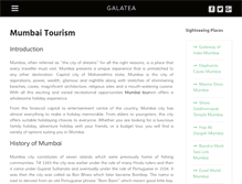 Tablet Screenshot of mumbaitourism.co.in